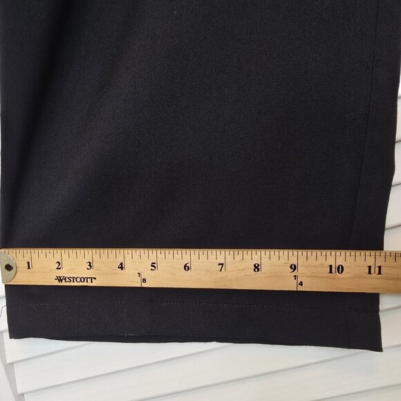 H&M DIVIDED Dress Pants Black Wide Leg Pleated Women's 4 Relaxed Casual Mid Rise - Picture 13 of 13